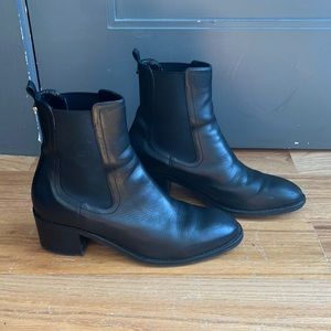 Aquatalia Black Chelsea Boots
